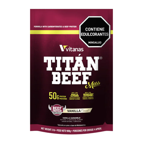 Titan Beef Mass - 2Lb - Vitanas - Gainers