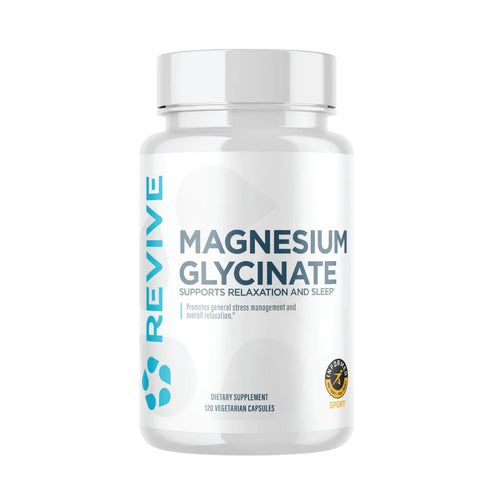 Glicinato De Magnesio Revive - Raw Nutrition - Salud y Vitaminas