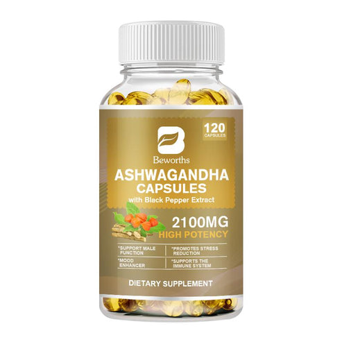 Ashwagandha Capsules 2100Mg - Beworths - Salud y Vitaminas