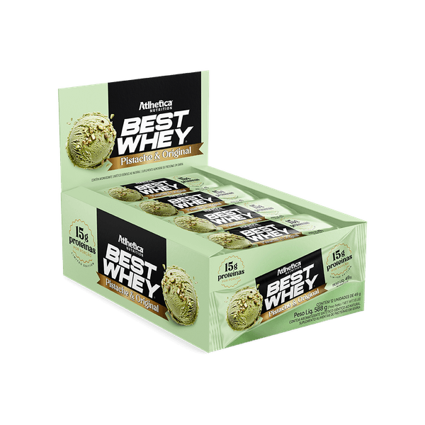 Best Whey Bar - Pistacho & Original - Atlhetica - Alimentos y Snacks