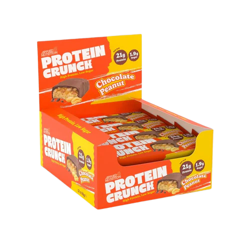 Protein Crunch Caja X 12 Unidades - Applied Nutrition - Alimentos y Snacks