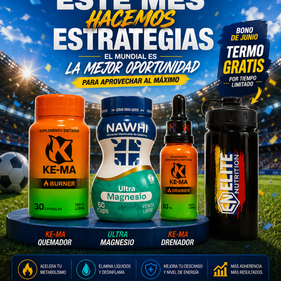 COMBO KE-MA + ULTRA MAGNESIO + TERMO