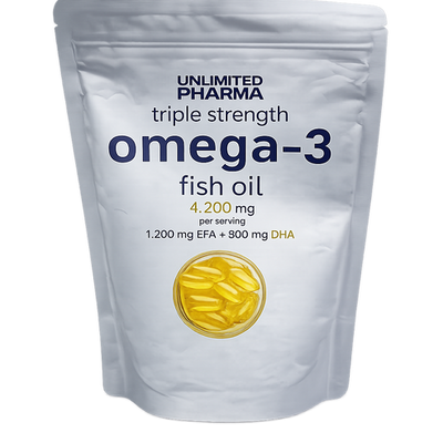 OMEGA-3 FISH OIL 4,200MG - 300 SOFTGELS
