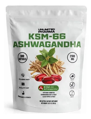 KSM-66 ASHWAGANDHA 300 SOFTGELS