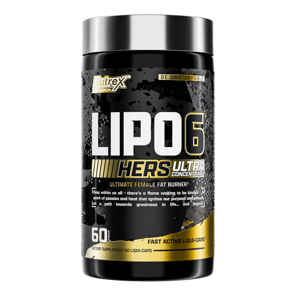 Lipo 6 Black Hers - 60 Capsulas - Nutrex - Quemadores