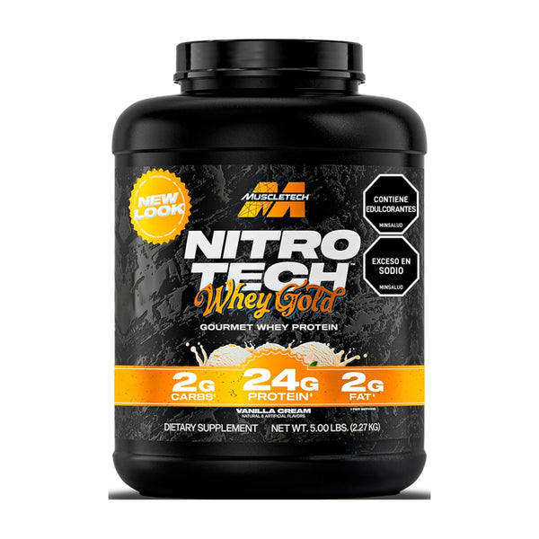 Nitro Tech Whey Gold 5Lb - MuscleTech - Proteínas